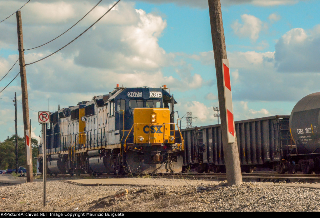 CSX GP38-2 in the yard